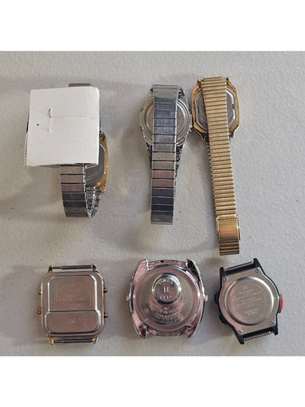 Lot 6 Vintage Timex Digital Quartz Watches Triathlon 8-Lap H Cell Type T Parts - Picture 7 of 13
